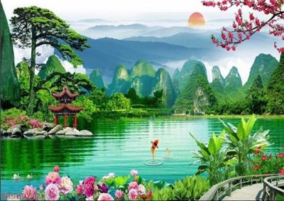 Tải file File tranh phong thủy 9469 (gốc) chủ đề tôn giáo