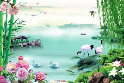 File gốc File tranh phong thủy 9484 (cho in UV) siêu nét