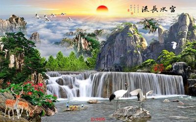 File in mica File tranh phong thủy 9495 (bản gốc) sắc sảo