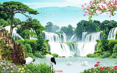 File tranh File tranh phong thủy 9500 (bản gốc) in canvas