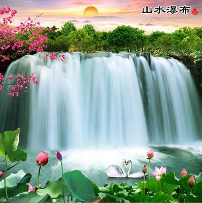 File gốc File tranh phong thủy 9513 (in lụa) họa tiết 3D