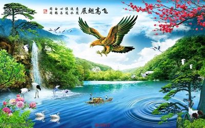 Tải file File tranh phong thủy 9517 (gốc) để in ấn ngay