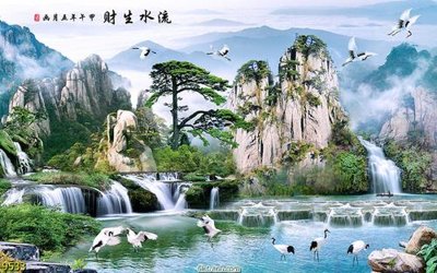 File in ấn File tranh phong thủy 9533 (bản gốc) cao cấp