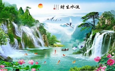 Tải file File tranh phong thủy 9585 (PSD) cho in ấn quảng cáo