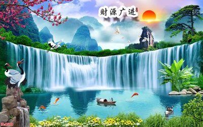 File in mica File tranh phong thủy 9588 (bản gốc) sắc sảo