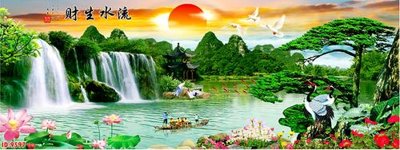 Tải file File tranh phong thủy 9597 (gốc) làm tranh trang trí