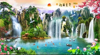 File tranh gốc File tranh phong thủy 9599 (bản quyền) độc đáo