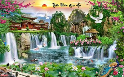 Tải file File tranh phong thủy 9645 (gốc) làm file quảng cáo