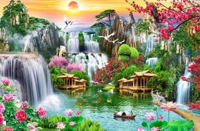 Hình ảnh gốc File tranh phong thủy 9647 (để in khổ lớn)