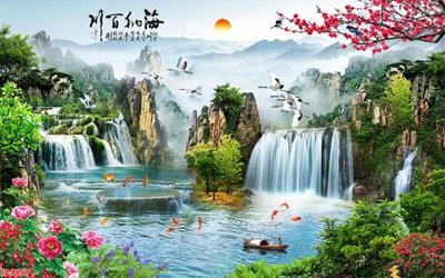 Tải file File tranh phong thủy 9657 (gốc) in nhanh