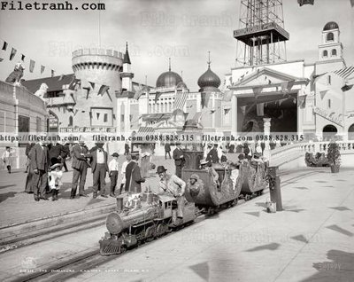 File tranh gốc PSD All Aboard_ 1905 còn nguyên layer