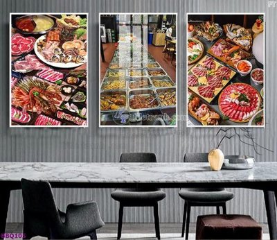 File PSD File in tranh treo quán lẩu bbq BBQ105 (gốc) cho designer