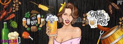 File PSD in ấn File in tranh treo quán lẩu bbq BBQ136 (chất lượng cao)