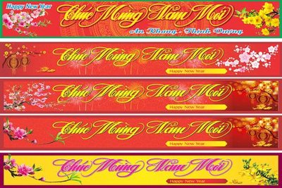 File ảnh file inbăng rôn chúc mừng năm mới BR11 (gốc) trang trí khách sạn