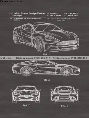 File tranh Ban Ve Ket Cau Xe Phong Cach Cong Nghiep 510 (file gốc) chuẩn màu in