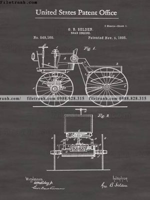 File tranh Ban Ve Ket Cau Xe Phong Cach Cong Nghiep 525 (gốc) chủ đề thiên nhiên