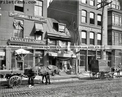 Download file tranh PSD Birthplace of Old Glory_ 1900 để chỉnh sửa