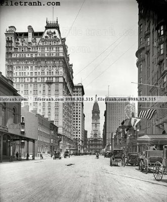 Tải file Broad Street_ 1907 (ảnh gốc) in tranh kính