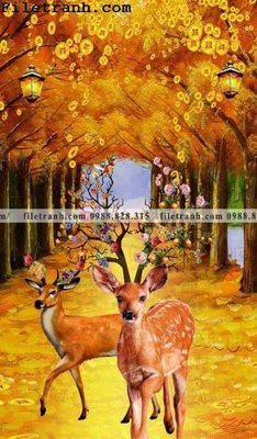 File gốc in ấn Buc tranh trang tri loi vao Dai lo Vang 105 chất lượng vượt trội