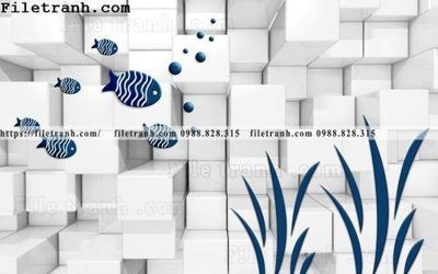 File tranh Buc tuong nen hong hac rung nhiet doi Bac Au 179 (bản gốc) treo quán cafe