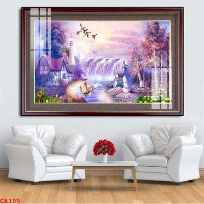 File tranh File tranh sơn dầu châu âu CA100 (gốc) chủ đề thiên nhiên