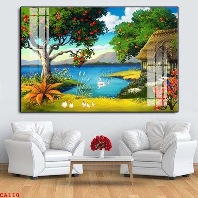 File tranh File tranh sơn dầu châu âu CA110 (ảnh gốc) in trần nhà