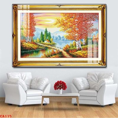 File gốc File tranh sơn dầu châu âu CA115 (cho in ấn) độc quyền