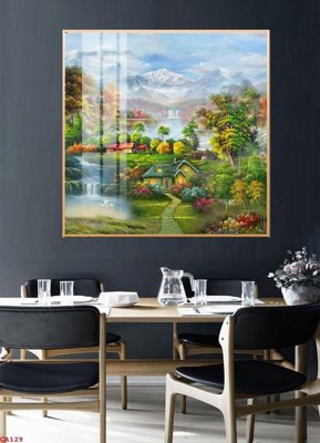 File ảnh File tranh sơn dầu châu âu CA129 (gốc) in standee