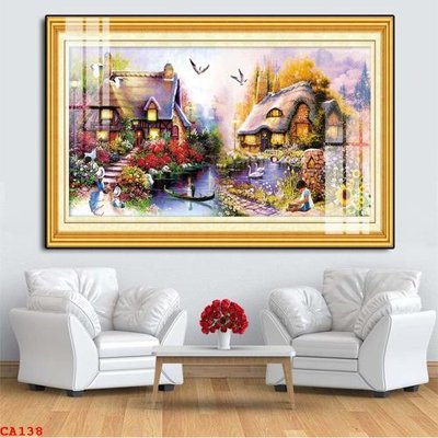 File in ấn cao cấp File tranh sơn dầu châu âu CA138 (file gốc)