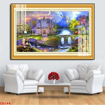 Download file tranh File tranh sơn dầu châu âu CA144 (file gốc PSD)