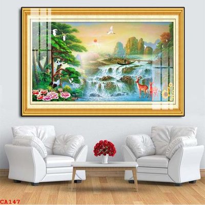 File PSD File tranh sơn dầu châu âu CA147 (bản gốc) cho nhà in