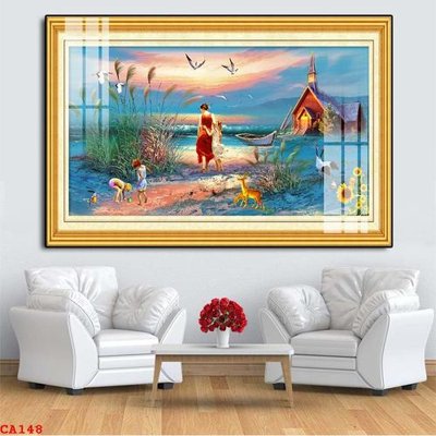 File gốc File tranh sơn dầu châu âu CA148 (ảnh rõ nét) để in