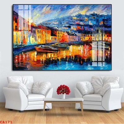 Chi tiết file ảnh File tranh sơn dầu châu âu CA171 sắc nét