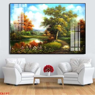 File ảnh gốc File tranh sơn dầu châu âu CA197 không vỡ nét