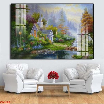 File gốc File tranh sơn dầu châu âu CA198 (chuẩn CMYK) cho nhà in