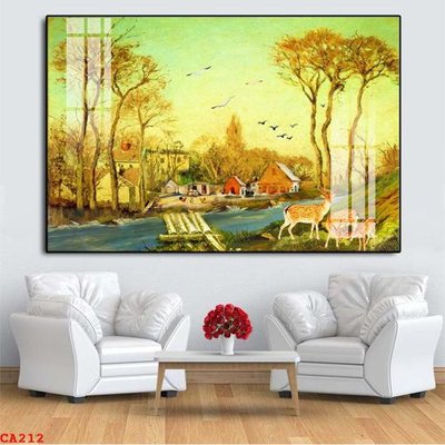 File gốc File tranh sơn dầu châu âu CA212 (in lụa) chi tiết cao