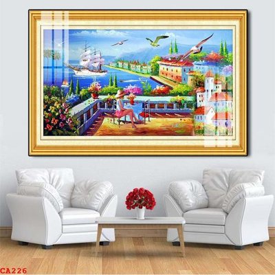 File tranh gốc File tranh sơn dầu châu âu CA226 (bản quyền) độc đáo