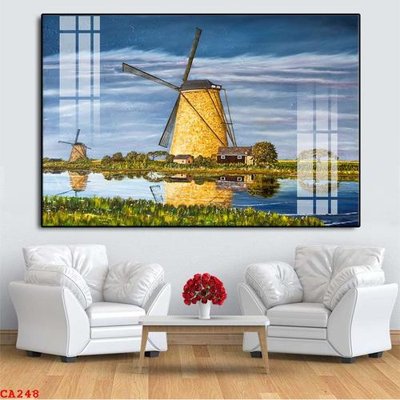 Download file File tranh sơn dầu châu âu CA248 (chuẩn in) chất lượng cao