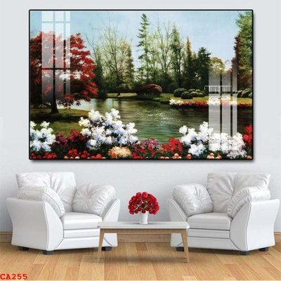 File tranh in trần 3D File tranh sơn dầu châu âu CA255 (ảnh gốc)