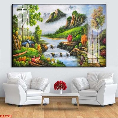 File gốc File tranh sơn dầu châu âu CA290 (vector) cho in ấn