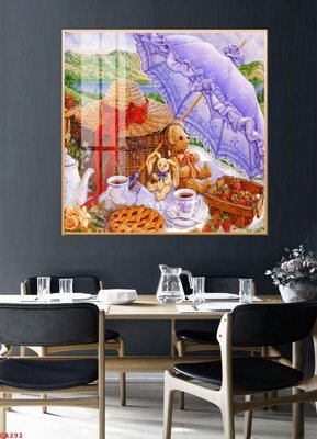 File tranh File tranh sơn dầu châu âu CA292 (gốc) chủ đề thành phố