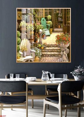 File gốc File tranh sơn dầu châu âu CA297 (bản quyền) cho in ấn