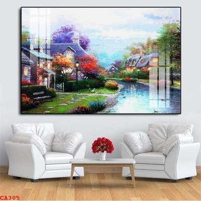 Download file File tranh sơn dầu châu âu CA305 (chuẩn in) chất lượng cao