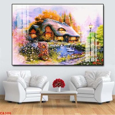 Hình ảnh file gốc in trần nhà File tranh sơn dầu châu âu CA306