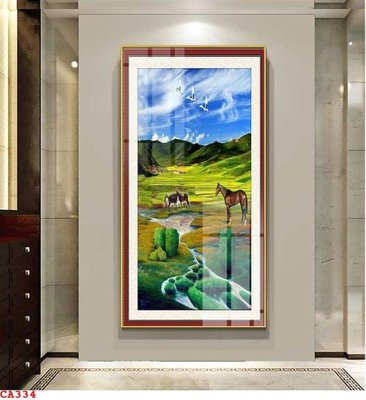 File gốc File tranh sơn dầu châu âu CA334 (chuẩn CMYK) cho nhà in