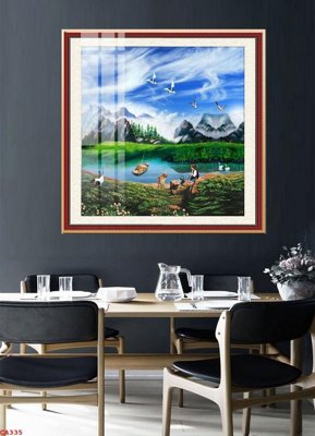 File tranh File tranh sơn dầu châu âu CA335 (bản gốc) in lụa 3D