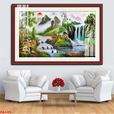 File tranh File tranh sơn dầu châu âu CA345 (gốc) chủ đề thiên nhiên