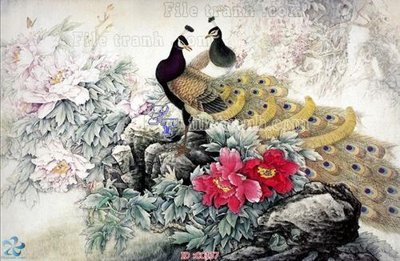 File gốc File gốc tranh chim công CC137 (PNG) trong suốt (transparent)