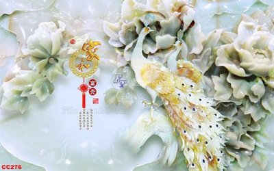 Tải file File gốc tranh chim công CC276 (gốc) in ấn ngay lập tức