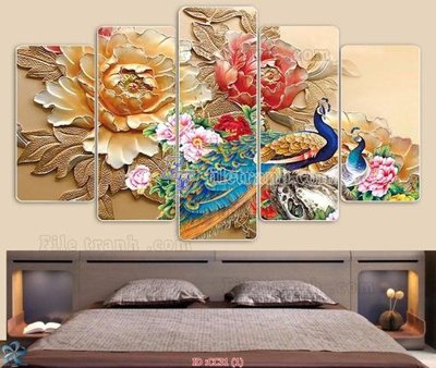 Mua file gốc File gốc tranh chim công CC31 (in ấn) tại Filetranh.com